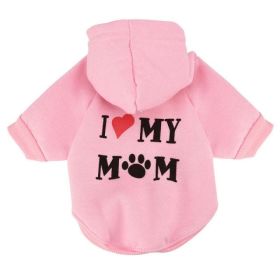 pet cat jacket to keep warm (Option: MOM Pink, size: XS)