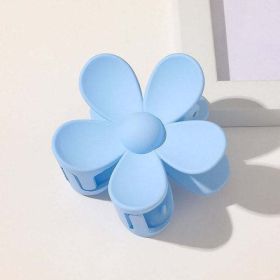 Wholesale candy color small flower claw clip (Option: Sky blue)