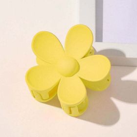 Wholesale candy color small flower claw clip (Option: Light Yellow)