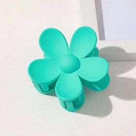 Wholesale candy color small flower claw clip (Option: Lake blue)