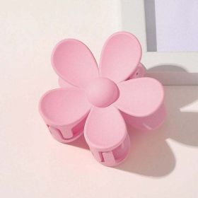 Wholesale candy color small flower claw clip (Option: Pink)