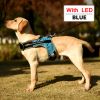 Dog Harness LED Luminous Light Up Pet Chest Strap Vest for Large Dogs Reflective Safety Outdoor Walking Dog Collars Accessories