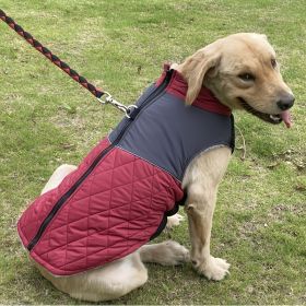 Winter Dog Coats For Small Medium Large Dogs; Waterproof Dog Jacket For Outdoor; Winter Dog Vest (Option: Blue, size: S)