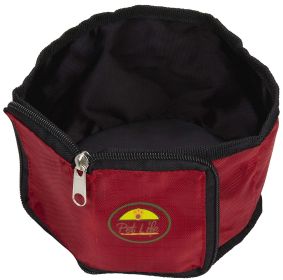 Wallet Travel Pet Bowl (Option: S1RD)