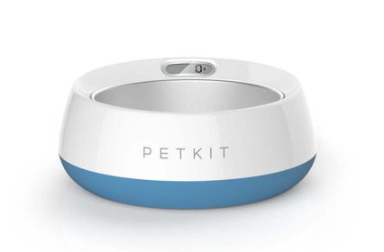 PETKIT FRESH METAL Large Machine Washable Smart Digital Feeding Pet Bowl (Option: Blue)