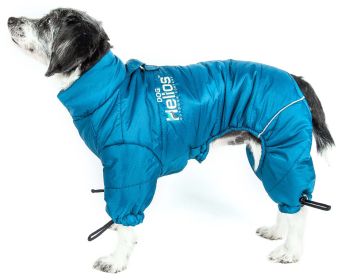 Helios Thunder-crackle Full-Body Waded-Plush Adjustable and 3M Reflective Dog Jacket (Option: X-Small)