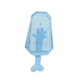 Pet Life Ices Cooling 'Lick And Gnaw' Water Fillable And Freezable Rubberized Dog Chew And Teether Toy (Option: Blue)