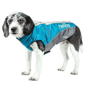 Helios Altitude-Mountaineer Wrap-Velcro Protective Waterproof Dog Coat w/ Blackshark technology (Option: X-Small)