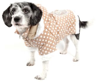 Polka-Dot Couture-Bow Pet Hoodie Sweater (Option: X-Small)