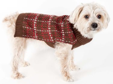 Vintage Symphony Static Fashion Knitted Dog Sweater (Option: Medium)