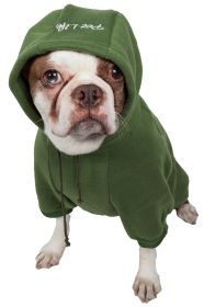 Fashion Plush Cotton Pet Hoodie Hooded Sweater (Option: X-Small)