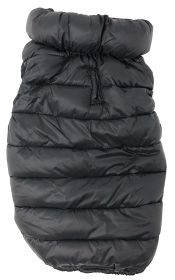 Pet Life 'Pursuit' Quilted Ultra-Plush Thermal Dog Jacket (Option: Black, size: small)