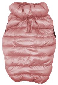 Pet Life 'Pursuit' Quilted Ultra-Plush Thermal Dog Jacket (Option: Pink, size: large)