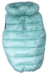 Pet Life 'Pursuit' Quilted Ultra-Plush Thermal Dog Jacket (Option: Aqua, size: X-Small)