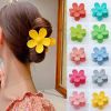 Wholesale candy color small flower claw clip