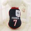 Pet clothes Large, medium and small dogs Golden haired cats World Cup basketball clothes Football vest Dog clothes