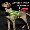 Dog Harness LED Luminous Light Up Pet Chest Strap Vest for Large Dogs Reflective Safety Outdoor Walking Dog Collars Accessories