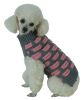 Fashion Weaved Heavy Knit Designer Ribbed Turtle Neck Dog Sweater